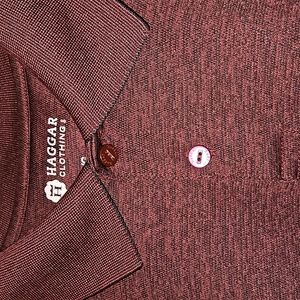 Men's Haggar Clothing Co 2-Button Polo Shirt